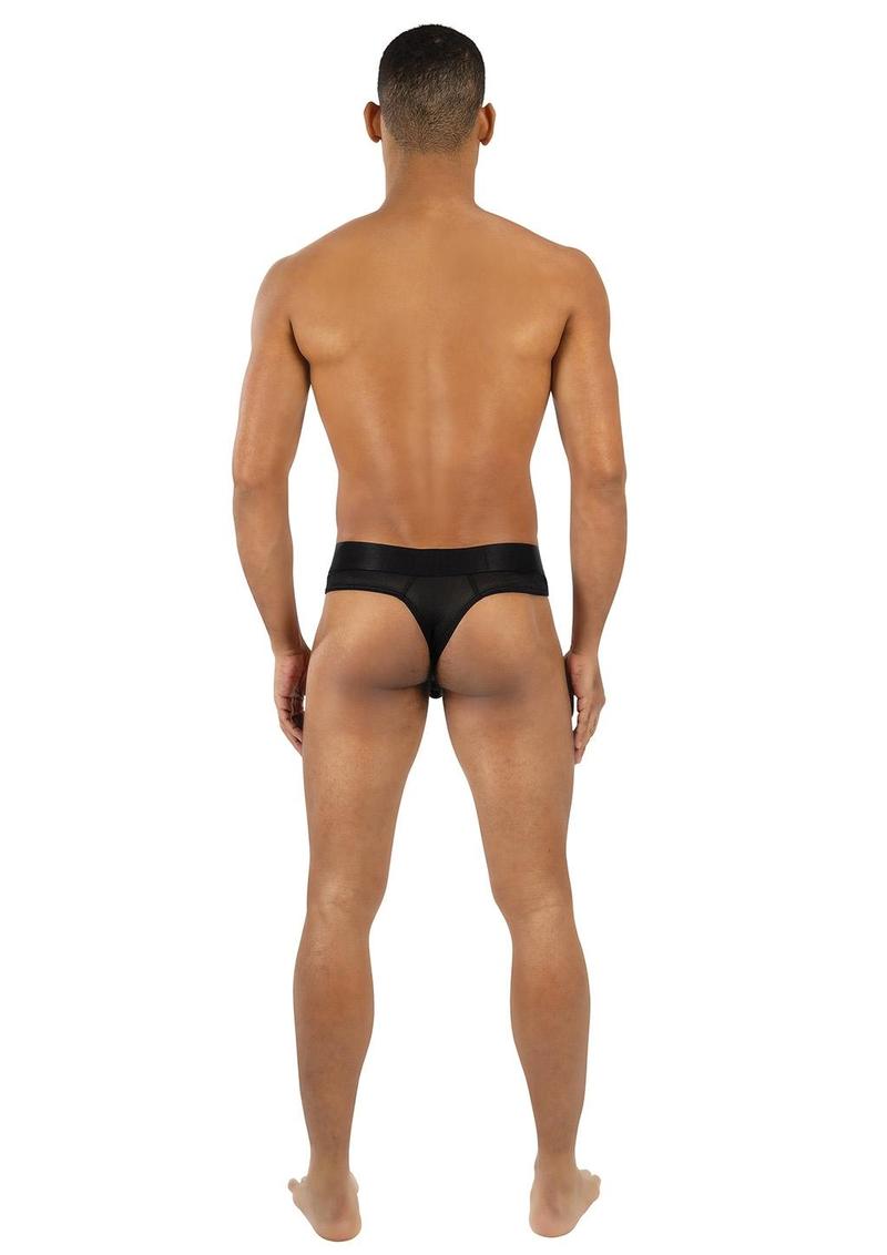 Envy Midnight Athletics Thong Black Medium Large