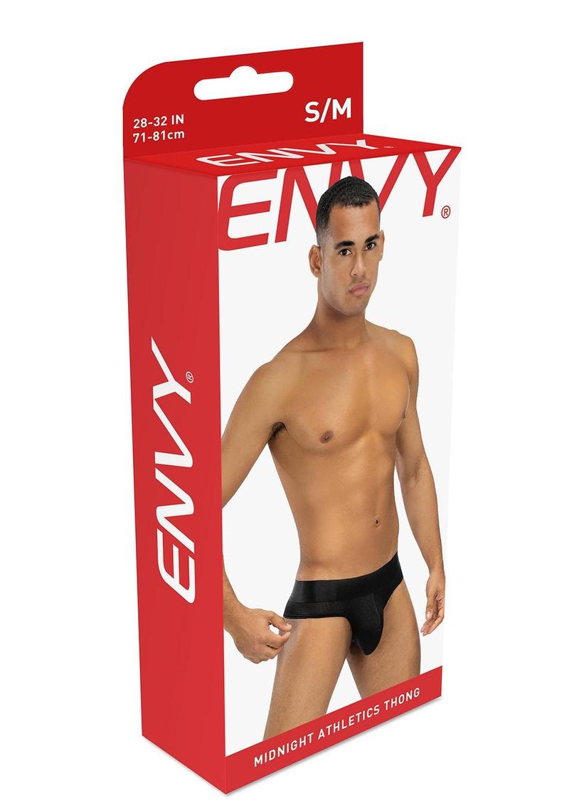 Envy Midnight Athletics Thong Black Small Medium