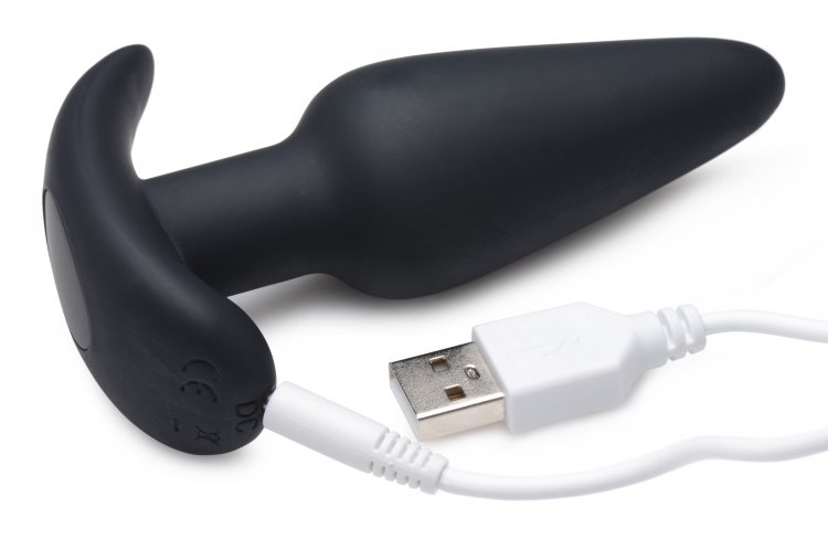 21x Silicone Butt Plug With Remote