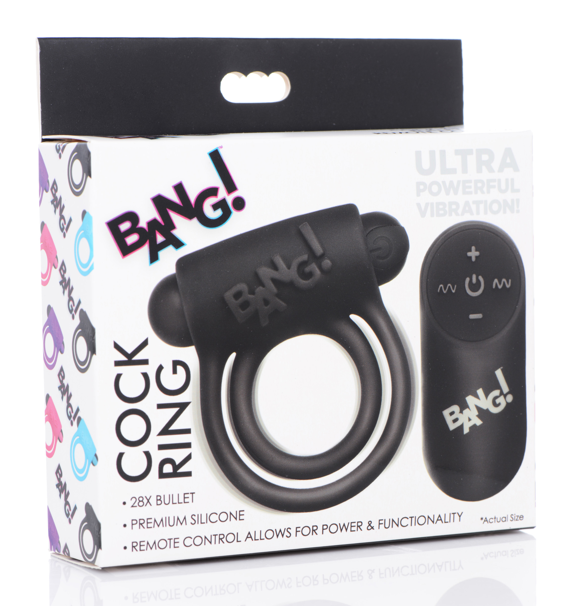 Bang - Silicone Cockring and Bullet With Remote Control