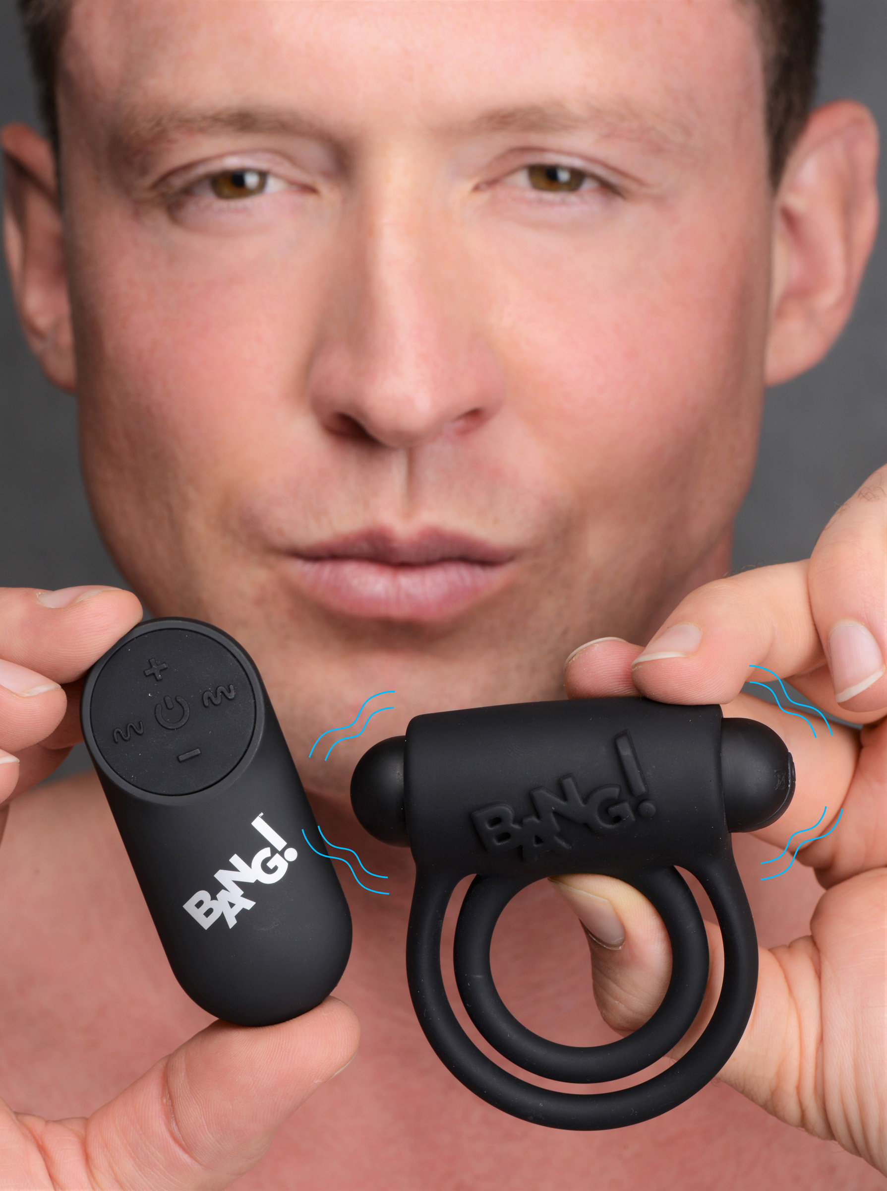Bang - Silicone Cockring and Bullet With Remote Control