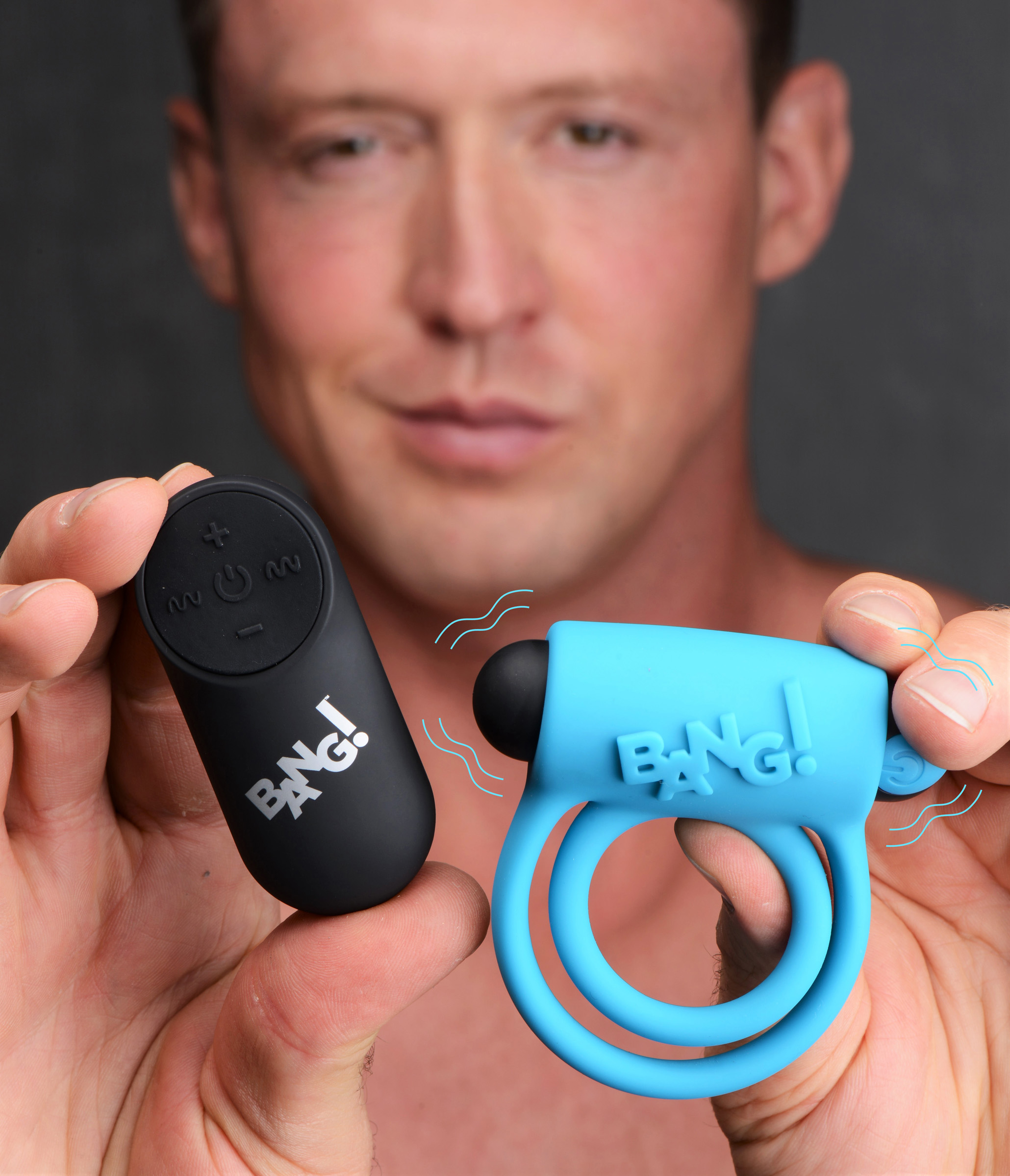 Bang - Silicone Cockring and Bullet With Remote Control