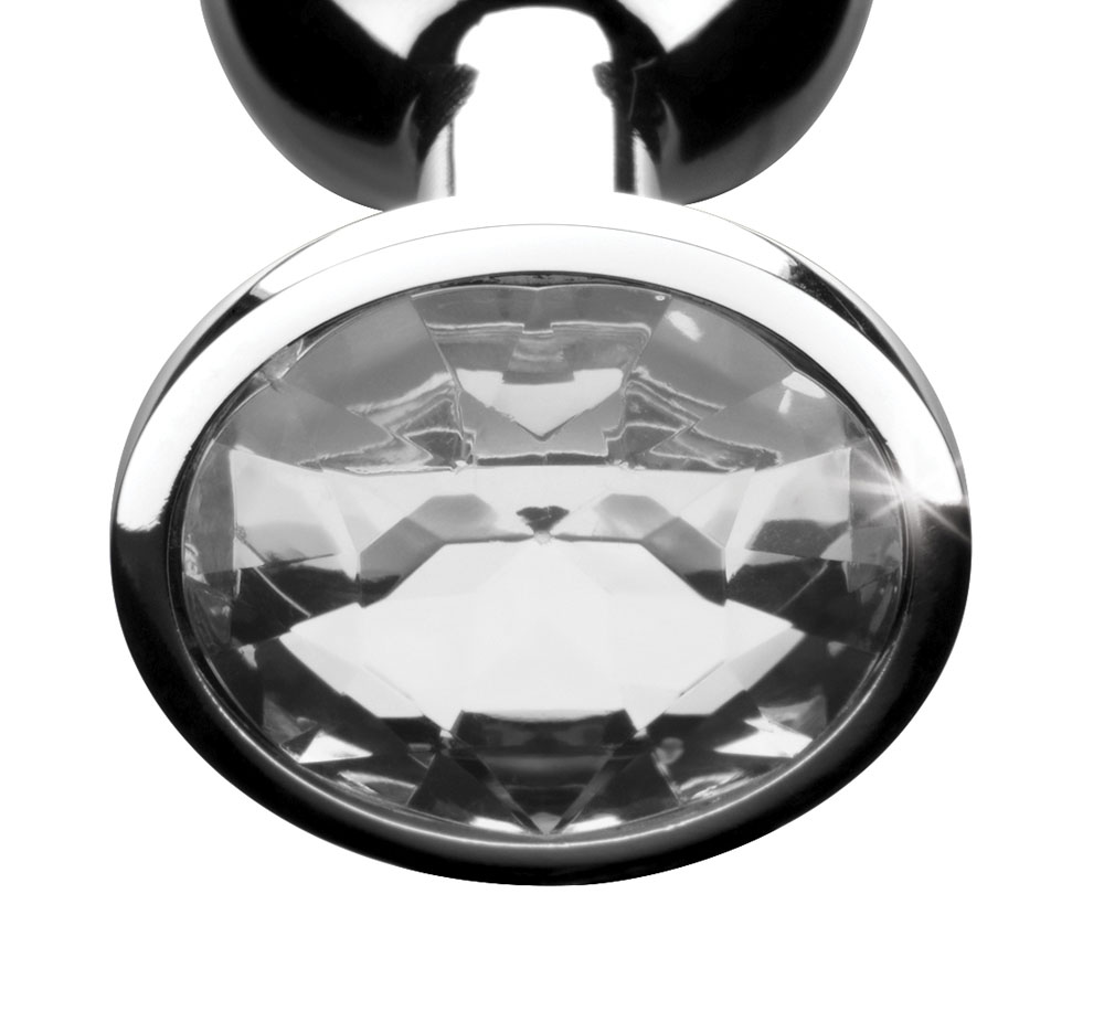 Clear Gem Anal Plug
