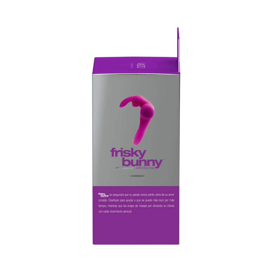 Frisky Bunny Vibrating Ring Perfectly Purple