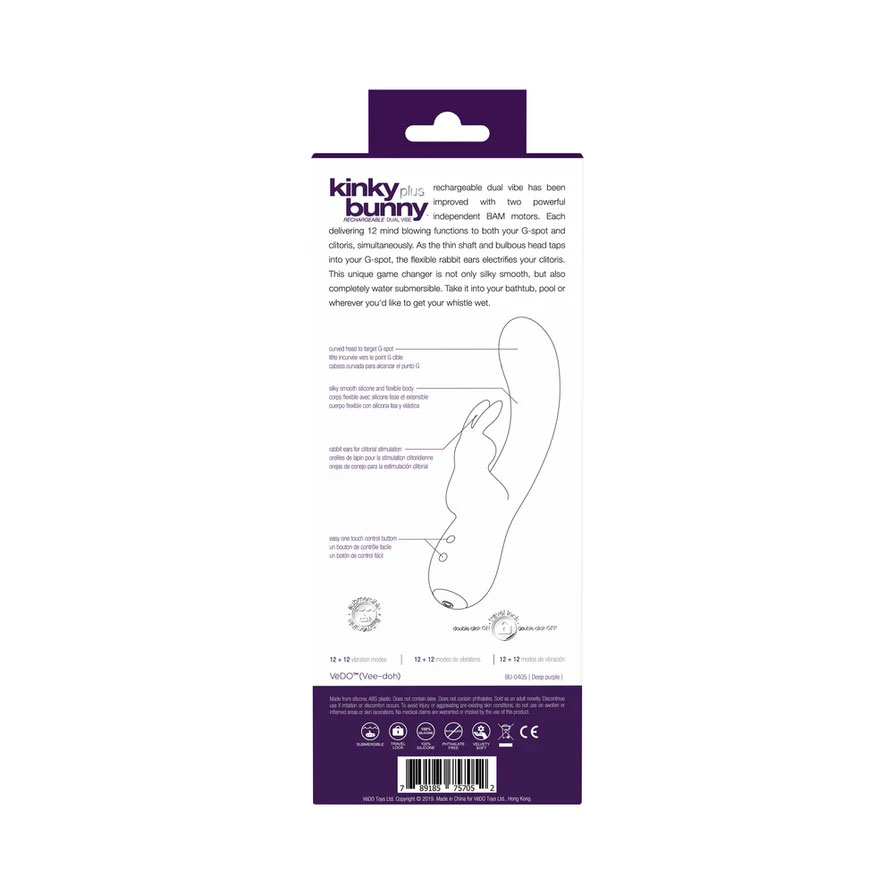 Kinky Bunny Plus Rechargeable Rabbit