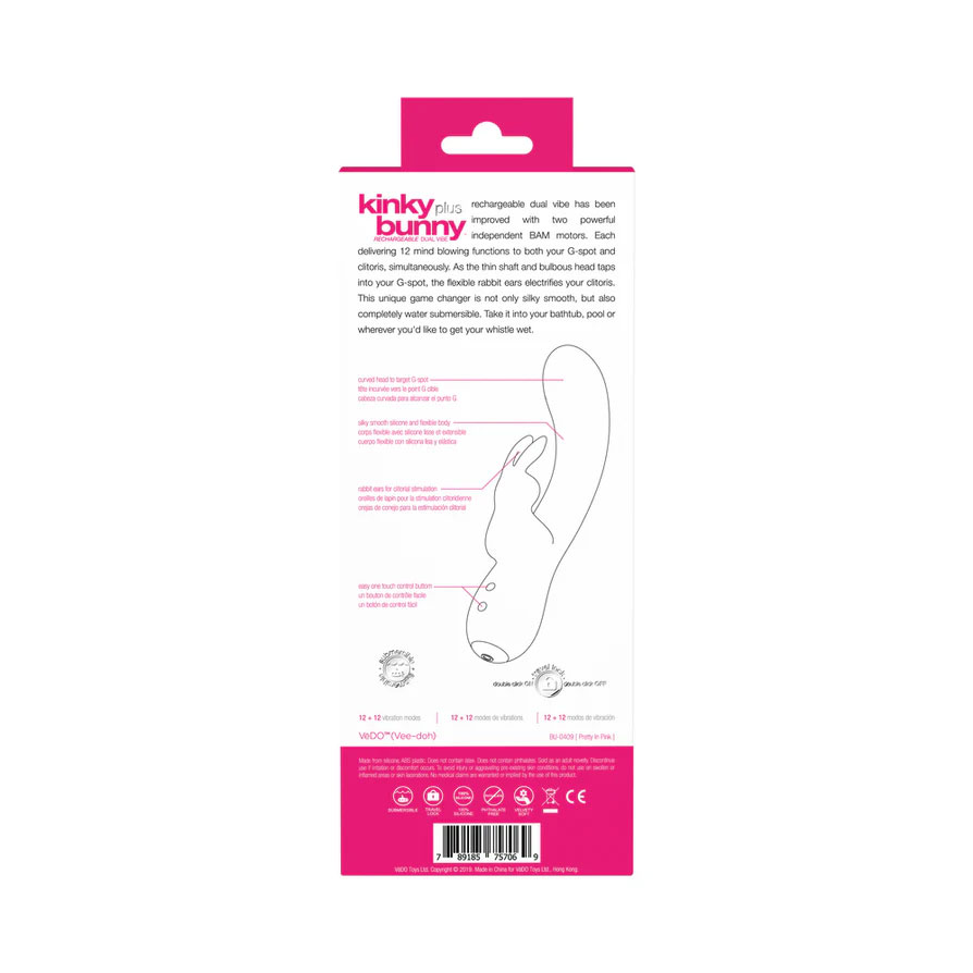 Kinky Bunny Plus Rechargeable Rabbit