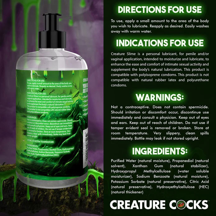 Creature Slime Water Based Lubricant