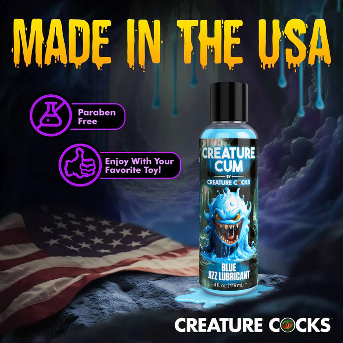 Creature Cum Blue Water-Based Lubricant