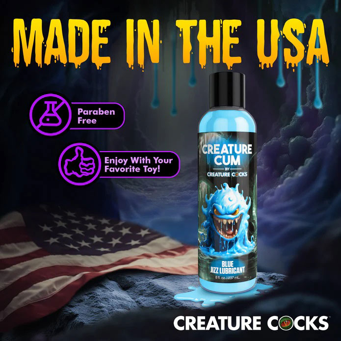Creature Cum Blue Water-Based Lubricant
