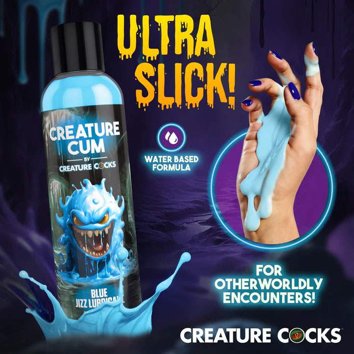 Creature Cum Blue Water-Based Lubricant