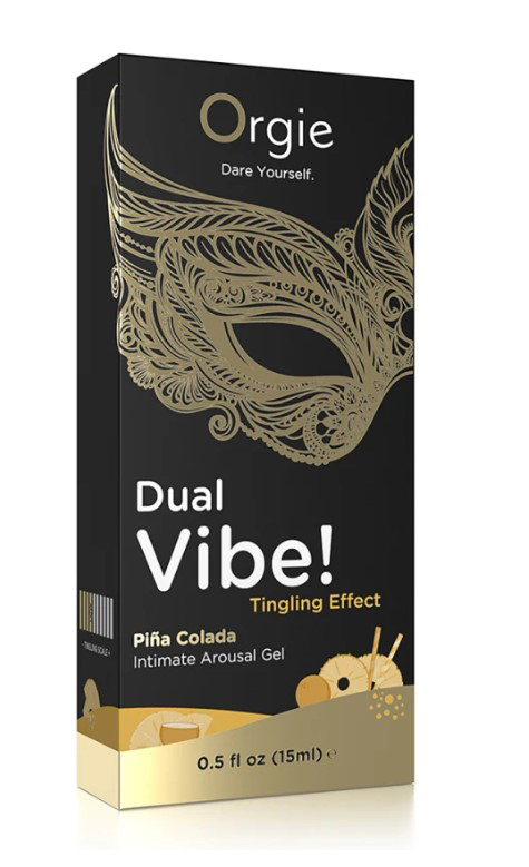 Dual Vibe Pina Colada Kissable Liquid Vibrator - 15ml
