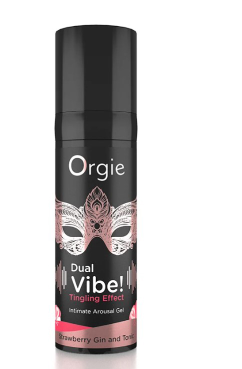 Dual Vibe Gin and Tonic Strawberry Kissable Liquid Vibrator 15ml