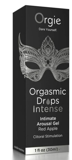 Orgasmic Drops 1oz Intimate Arousal Gel Red Apple