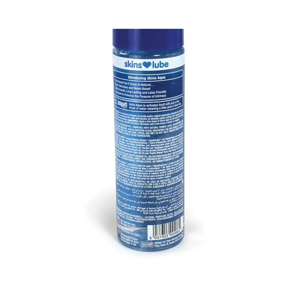 Skins Aqua Water Based Lubricant 4.4oz
