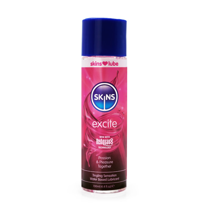 Skins Excite Tingling Water Based Lubricant 4.4oz
