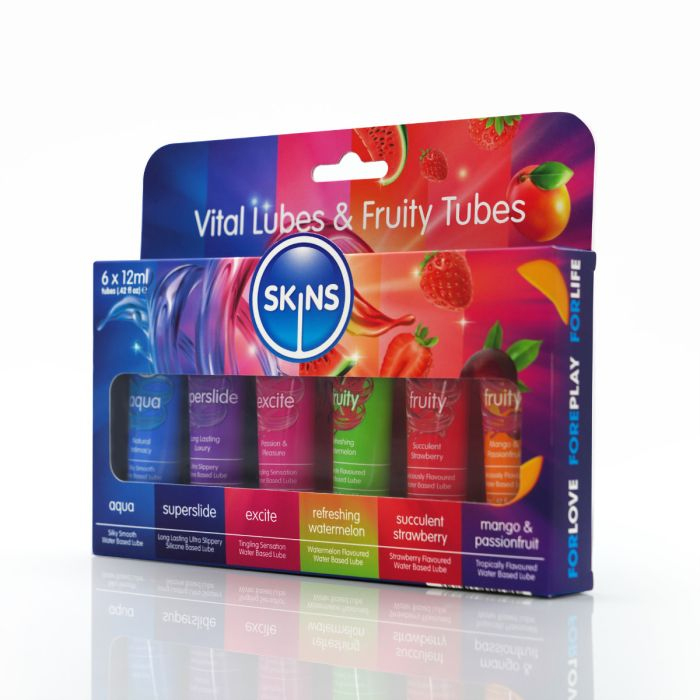 Skins 12ml Sampler Tubes - Vital and Fruity 6pk