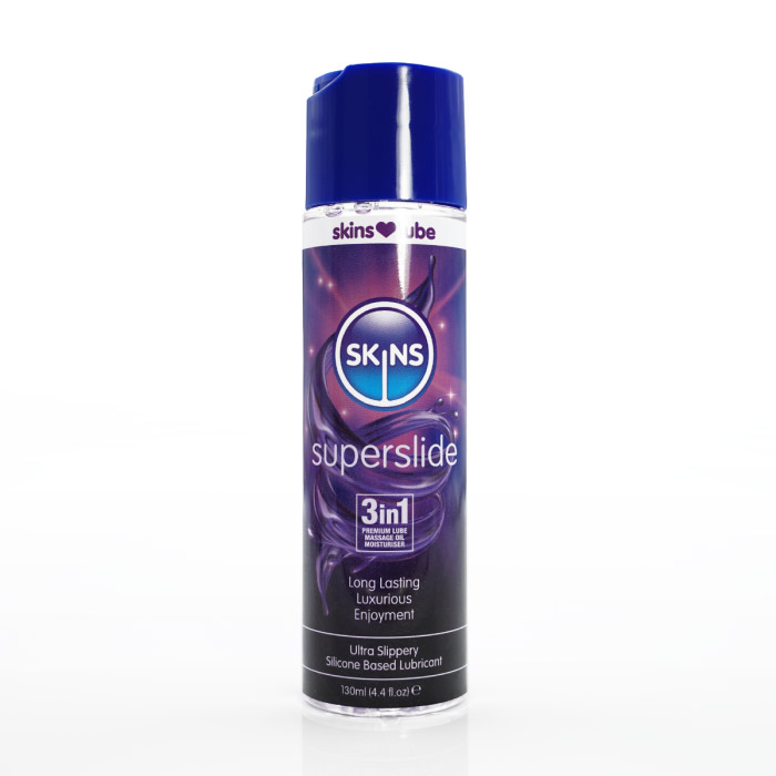 Skins Super Slide Silicone Based 3 in 1 Lubricant 4.4oz