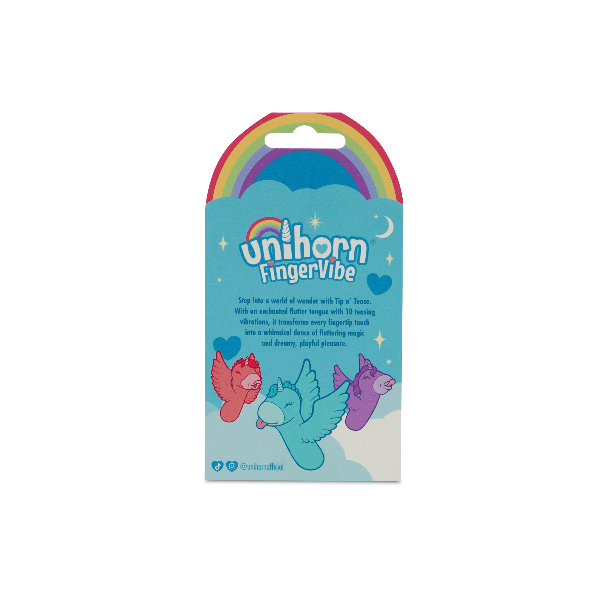 Unihorn Finger Vibe - Tip N Tease Blue