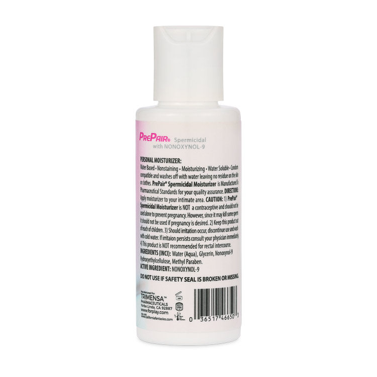 Prepair Spermicidal 2.4oz Bottle