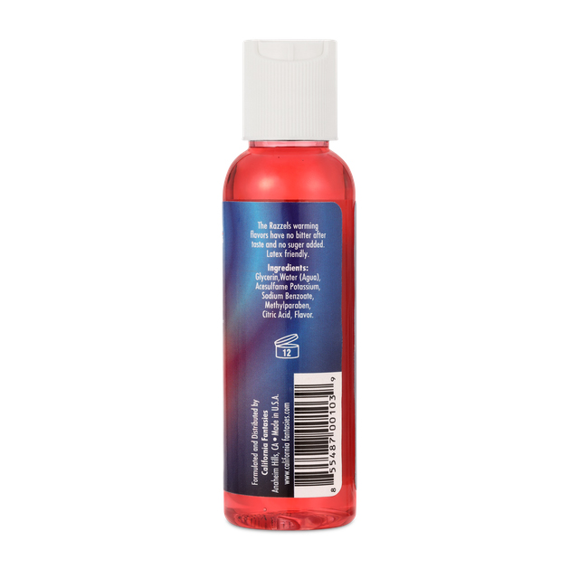 Razzels Warming Lubricant - Wild Watermelon - 4 Oz. Bottle