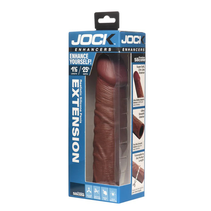 Jock 1.5" Silicone Penis Extension Sleeve