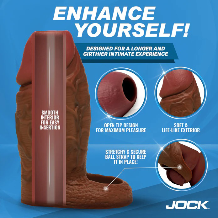 Jock Silicone Penis Extension Sleeve