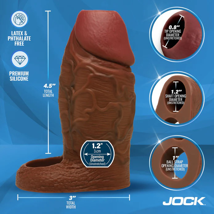 Jock Silicone Penis Extension Sleeve