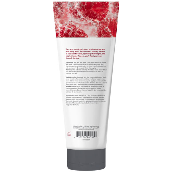 Coochy Shave Cream Berry Bliss 7.2 Fl Oz