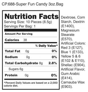 Super Fun Penis Candy Bag