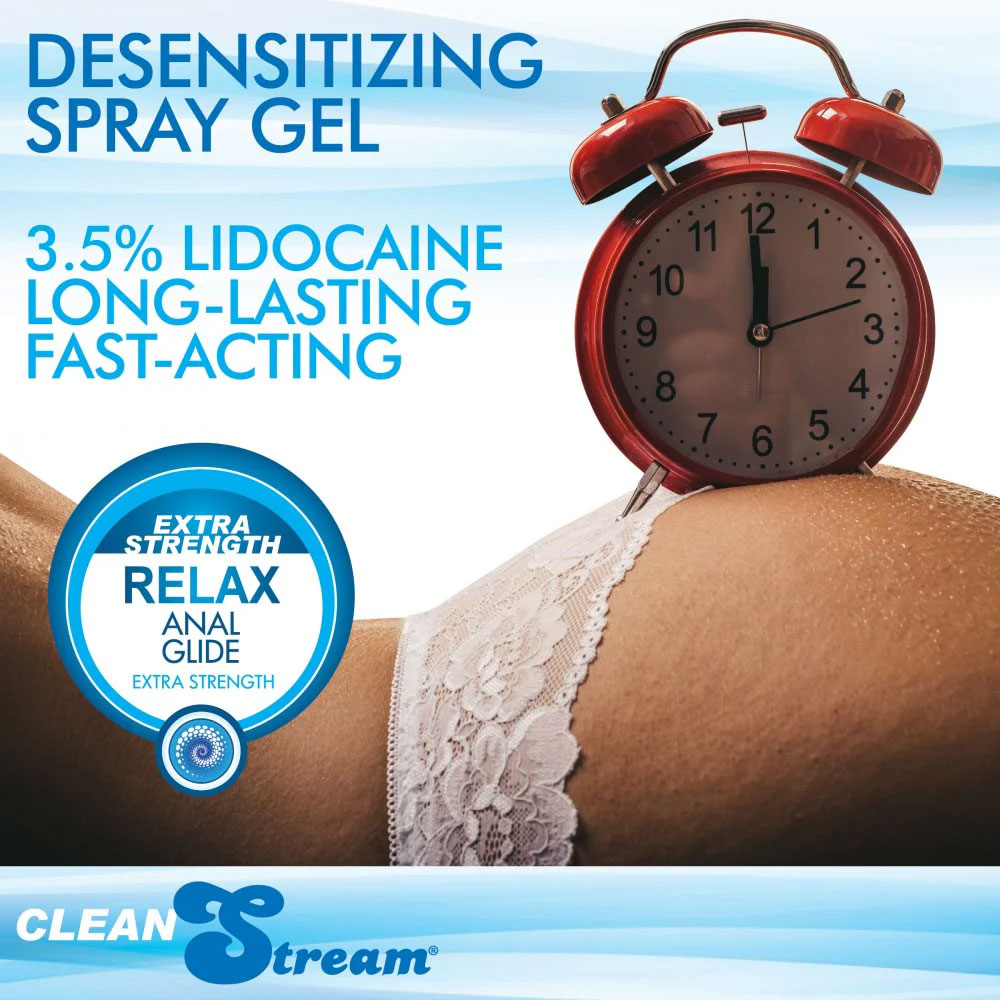 Relax Desensitizing Lubricant With Nozzle Tip - 4 Oz. 118ml