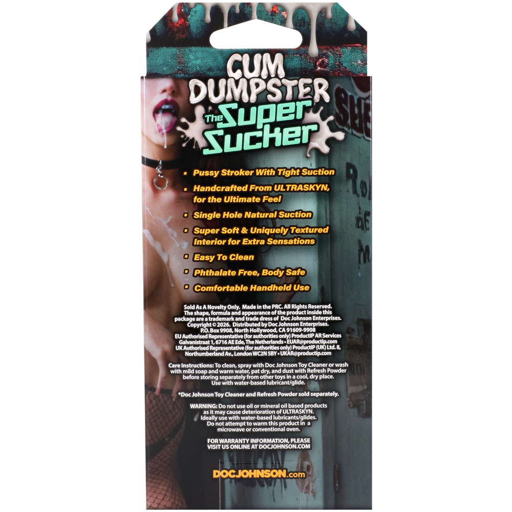 Cum Dumpster Ultraskyn Masturbator - Vanilla