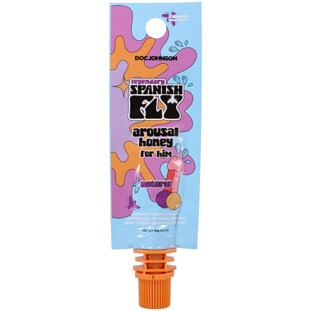 Spanish Fly Arousal Honey for Him 12 Pack Display Natural Honey