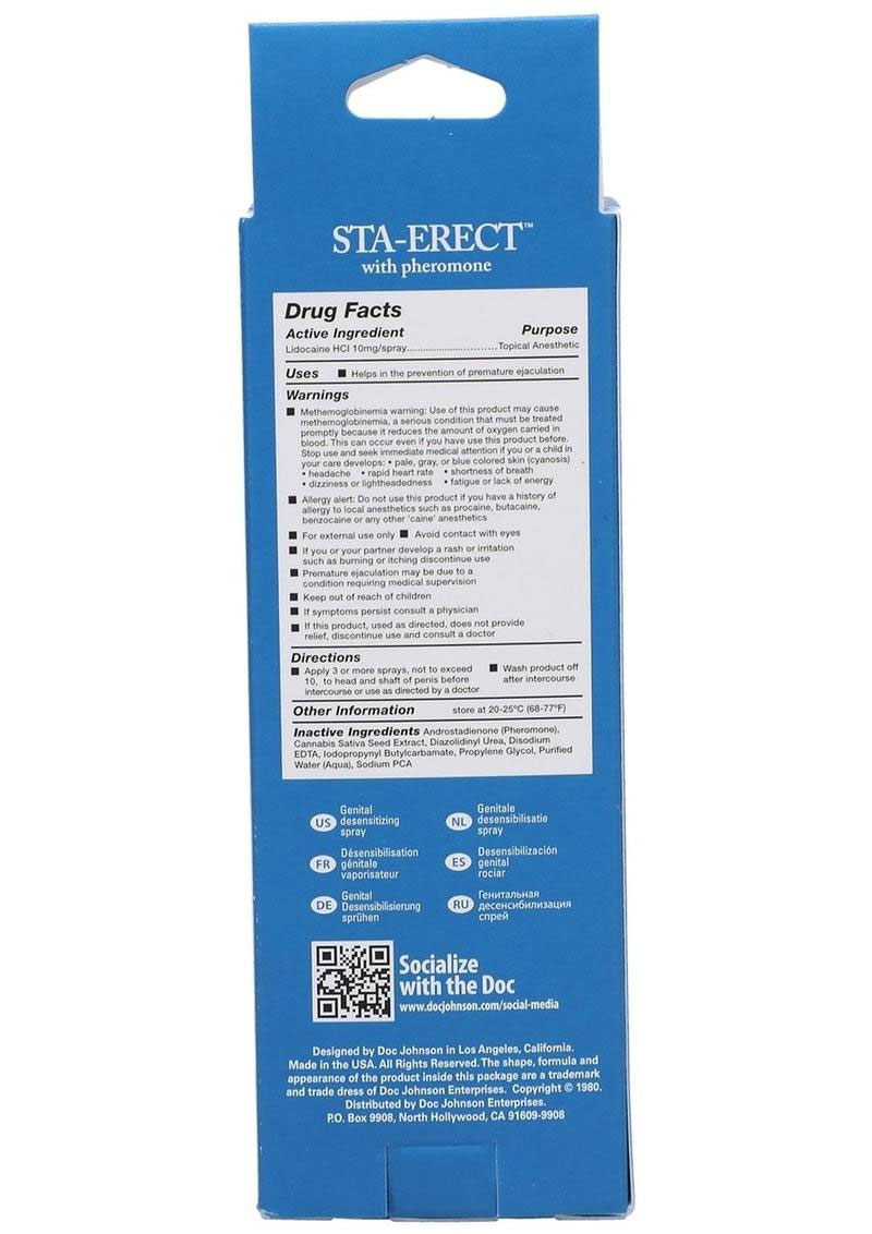Sta-Erect Delay Spray for Men - 2 Fl. Bulk