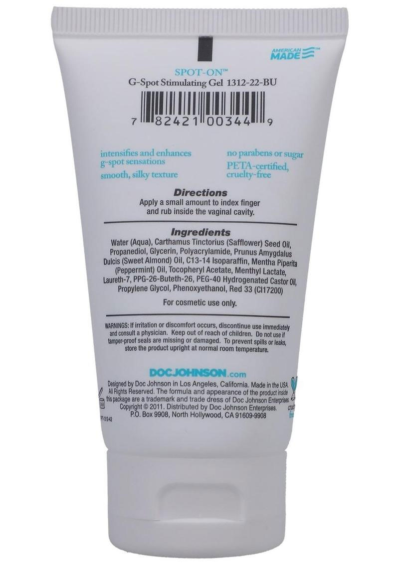 Spot on G Spot Stimulating Gel for Women 2 Oz