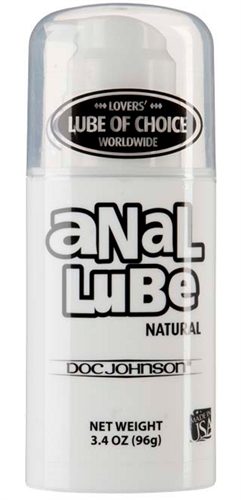 Anal Lube - Natural Lubricant - 3.4 Oz. Bulk