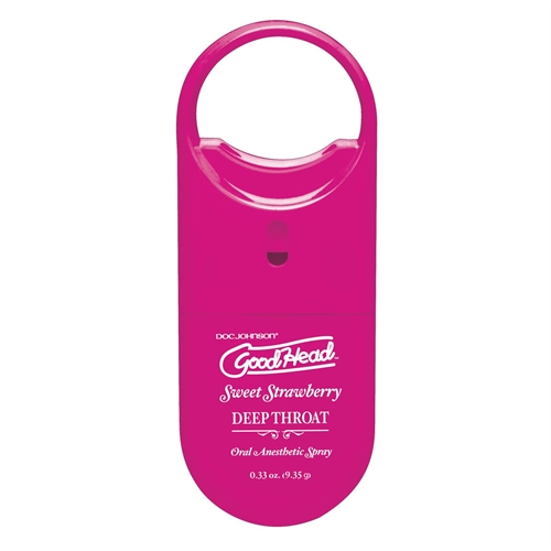 Goodhead to Go Deep Throat Spray Sweet Strawberry