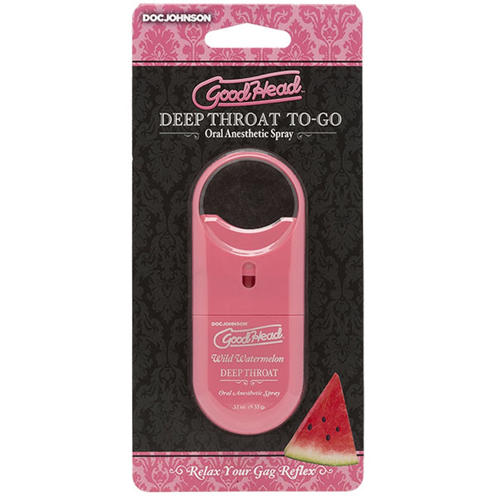 Goodhead - Deep Throat Spray to-Go - Wild Watermelon - .33 Oz.