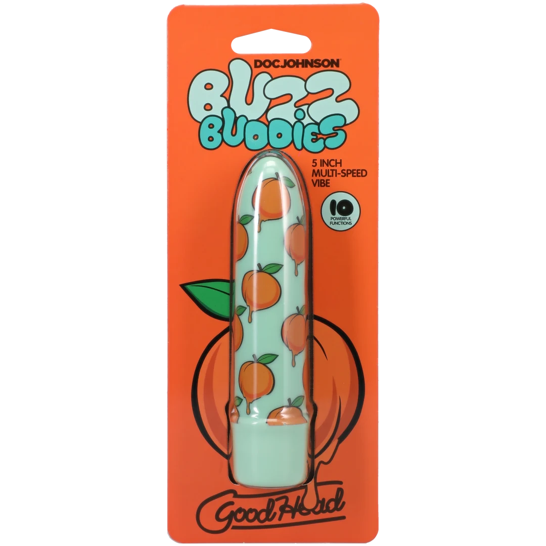 Goodhead - Buzz Buddies - 5 Inch Muti-Speed Vibe Peaches