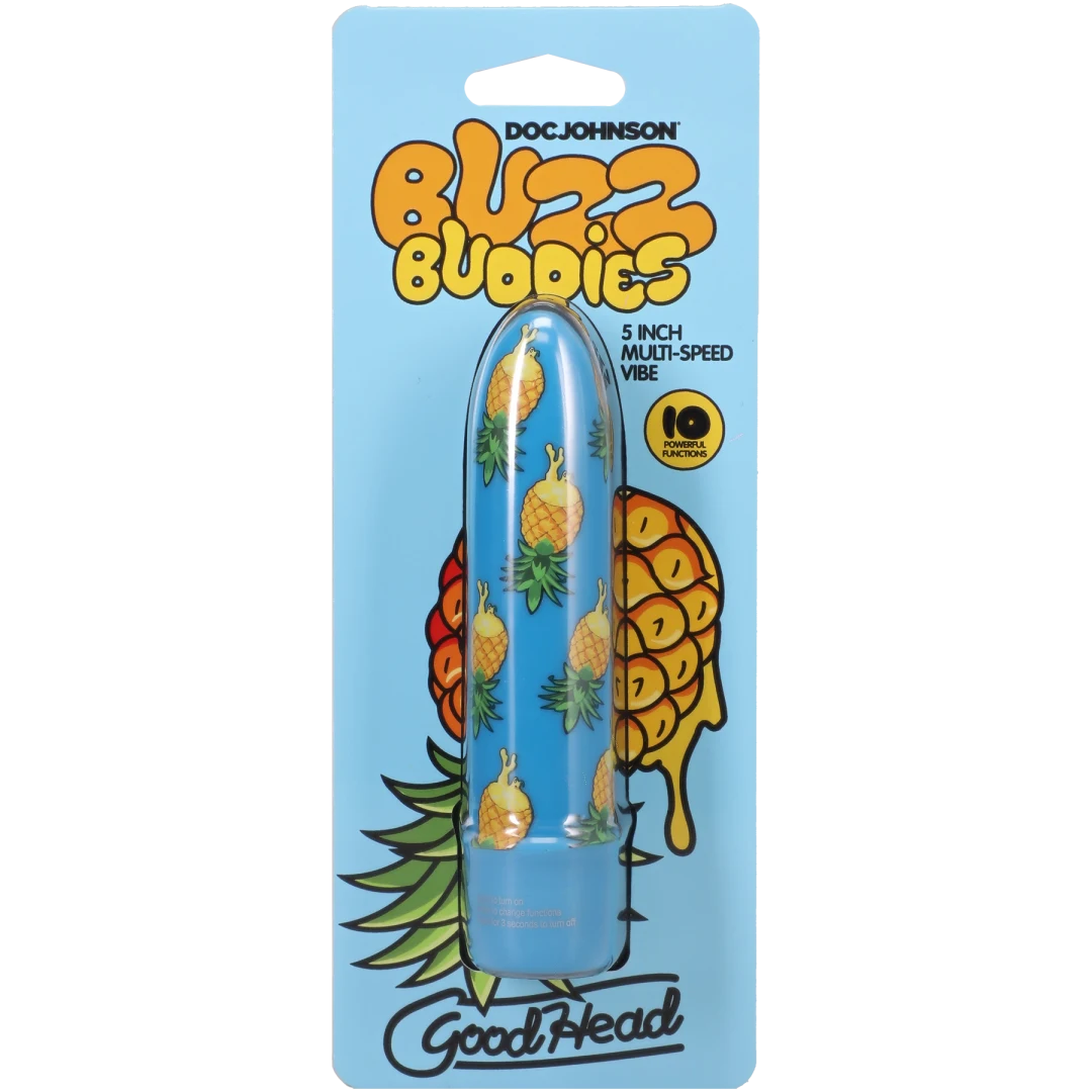 Goodhead - Buzz Buddies - 5 Inch Muti-Speed Vibe Pineapple