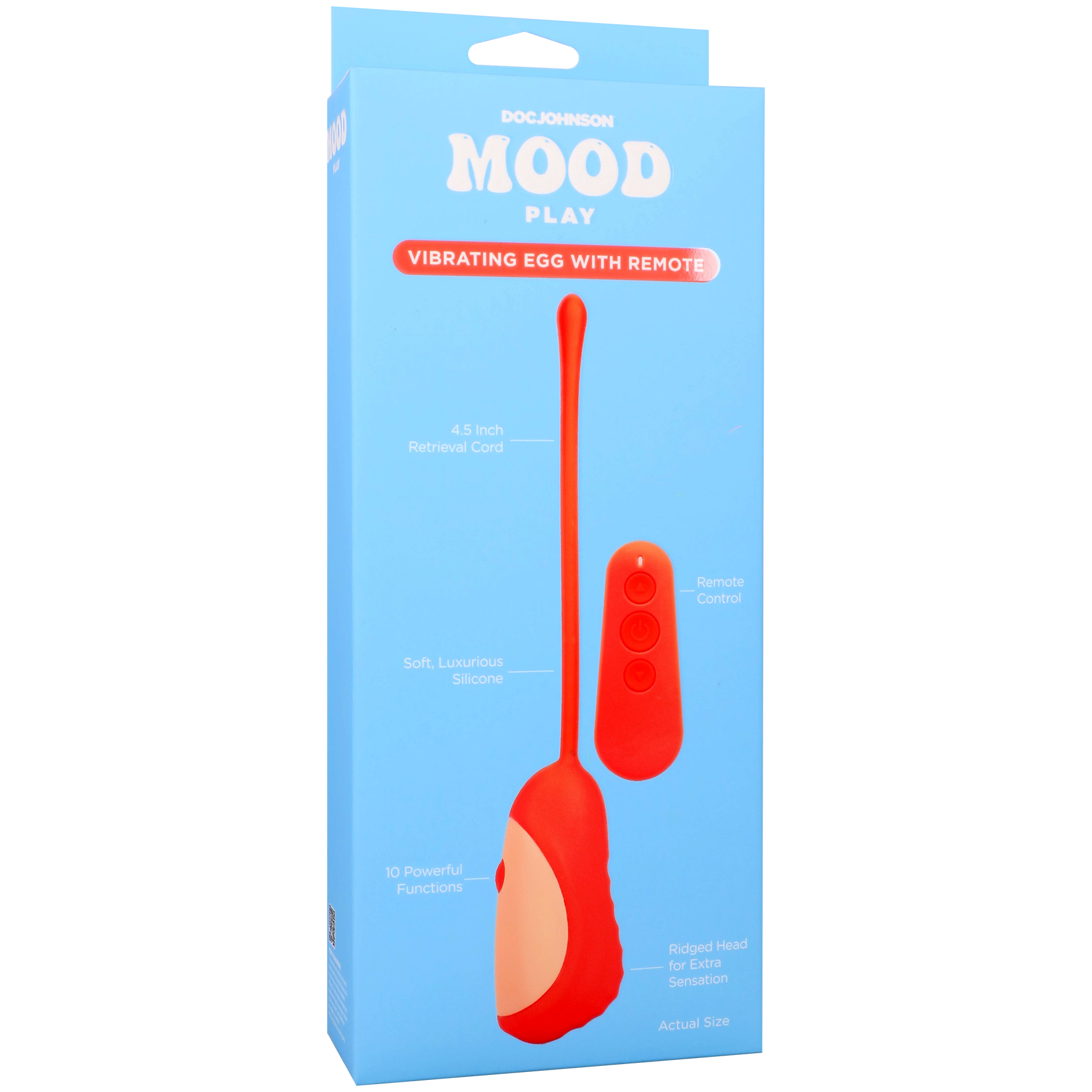 Mood - Play - Vibrating Egg With Remote Orange