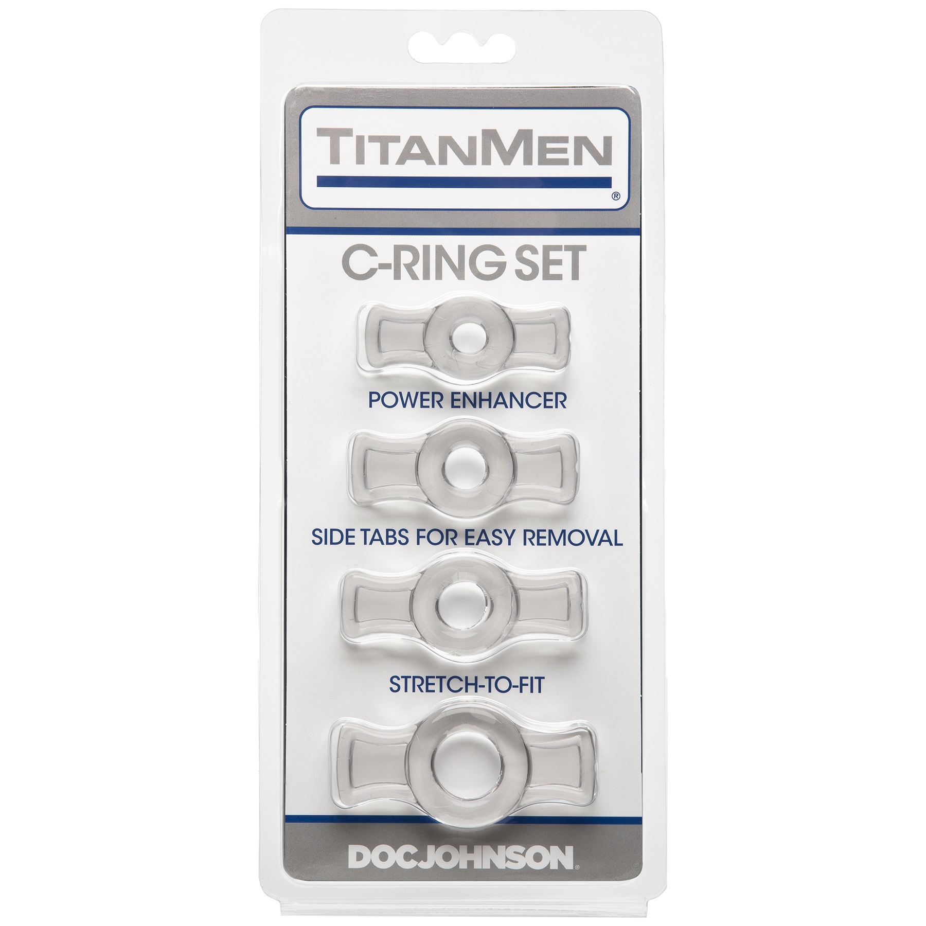 Titanmen Tools Cock Ring Set - Clear