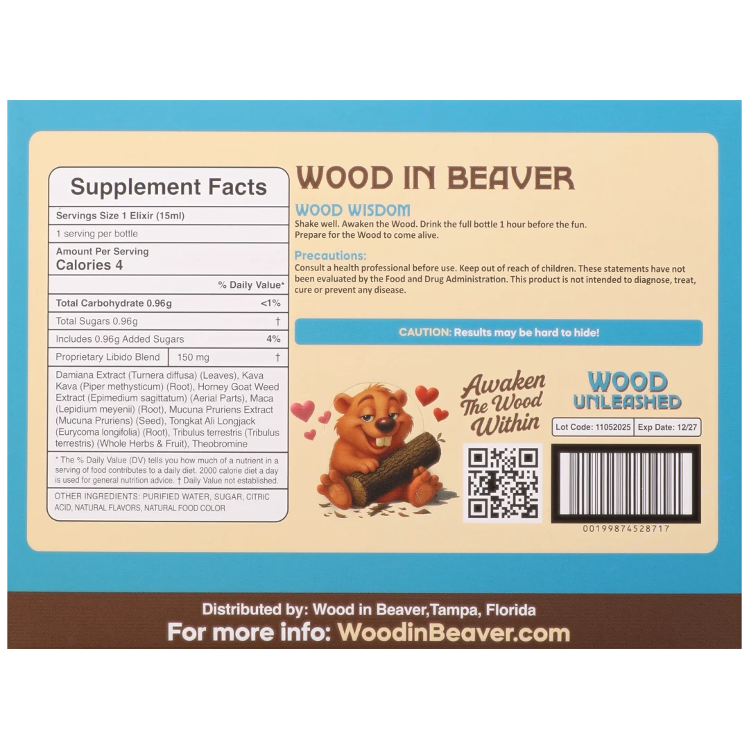 Wood Boost Juice for Him 12 Pack Display Sex on the Beach