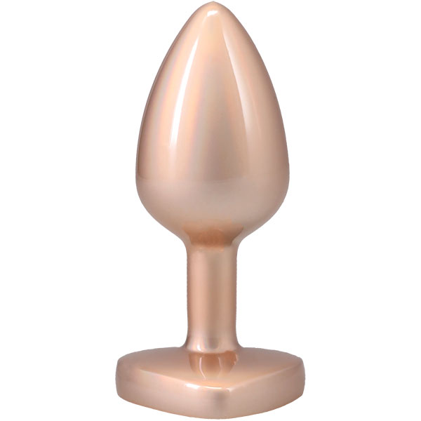 Booty Bling Metal Heart Plug