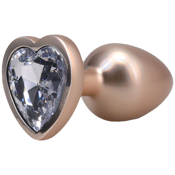 Booty Bling Metal Heart Plug
