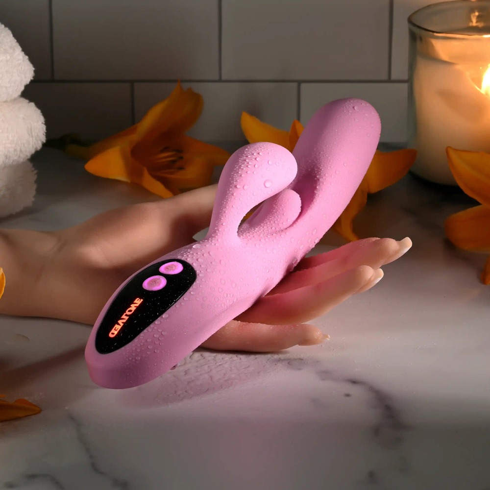 Push the Button G-Spot Clitoral Stimulation - Pink