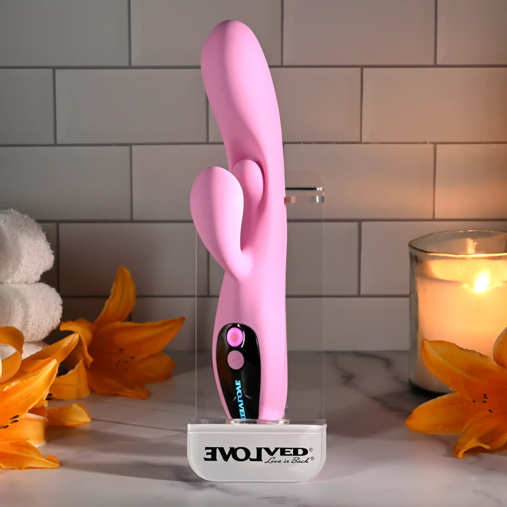 Push the Button G-Spot Clitoral Stimulation - Pink