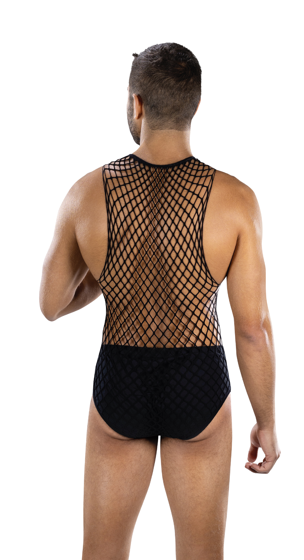Envy Full Effect Fishnet 2 Piece Set Os - Black