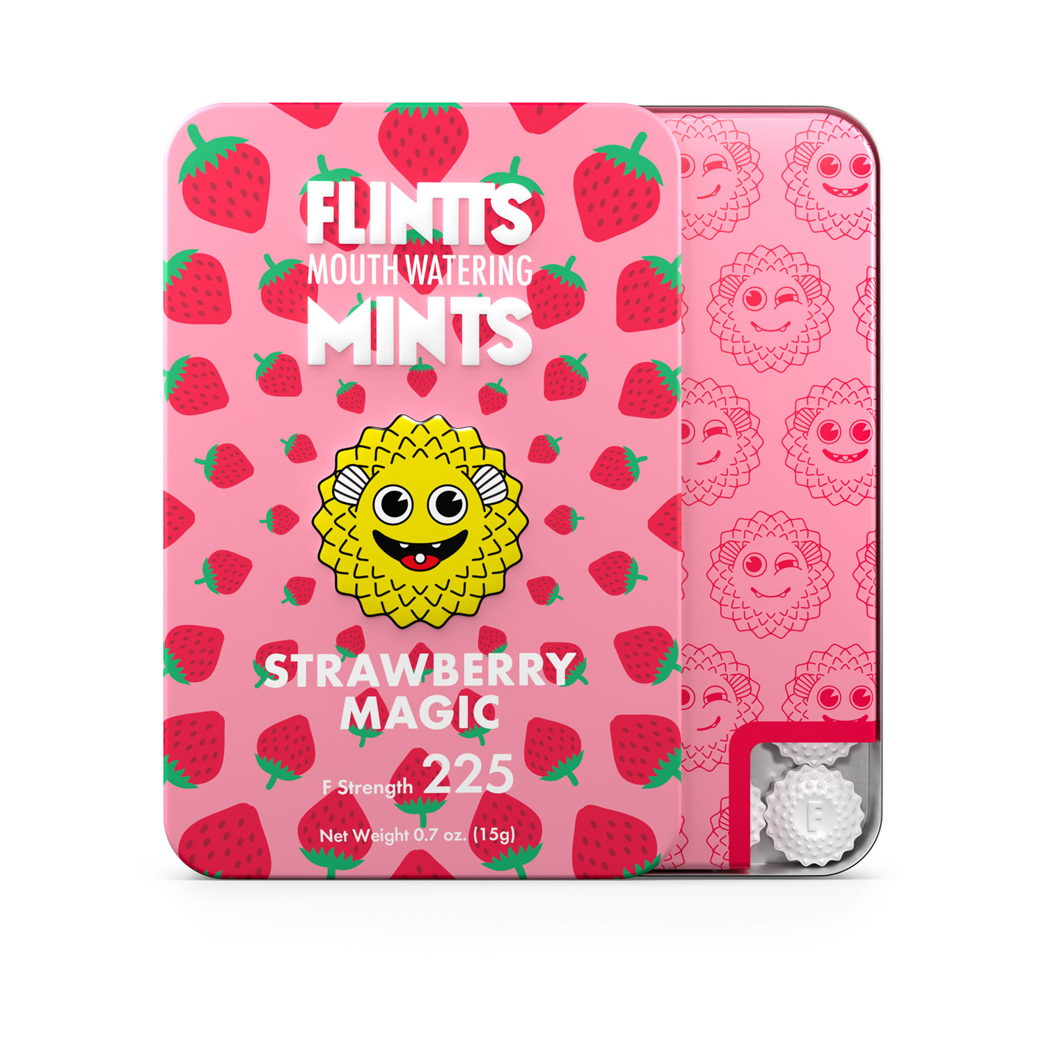 Flintts Mouth Watering Mints Strawberry Magic - F-Strength 225