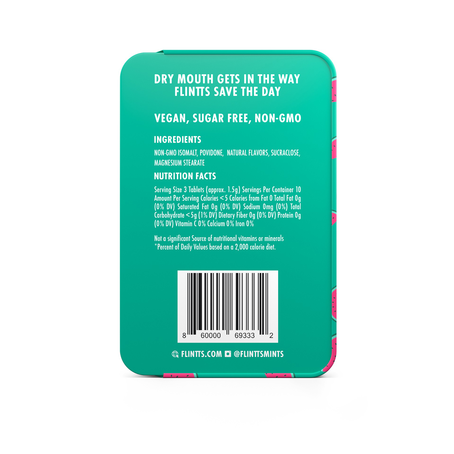 Flintts Mouth Mints Cool Watermelon - F-Strength 100