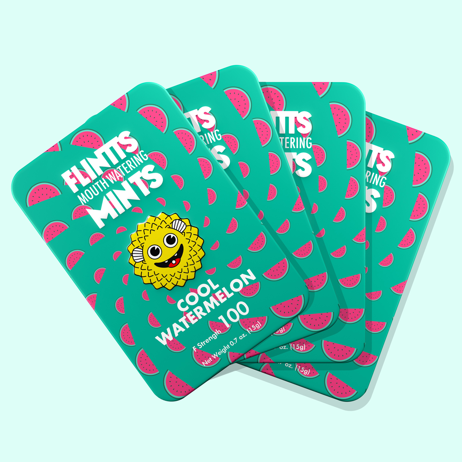 Flintts Mouth Mints Cool Watermelon - F-Strength 100